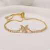 Wholesale Bow Zircon Adjustable Bracelet