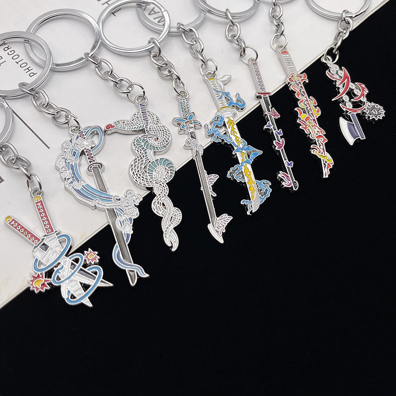 Wholesale Anime Peripheral Weans Alloy Keychains