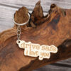 Wholesale Letter Wooden Keychains