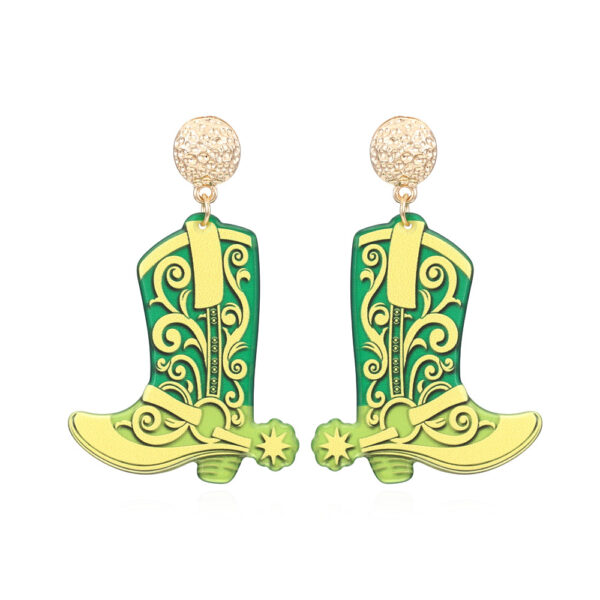 O1CN01myaENT2JjMPPFjwuG_3025409457-0-cib Wholesale Western Cowboy Boots Acrylic Earrings