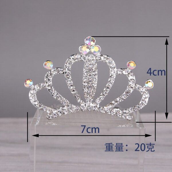 Wholesale Children's Princess Rhinestone Crown Hair Comb