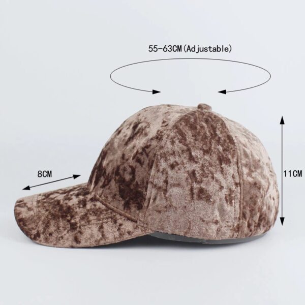 Wholesale Solid Color Suede Autumn/winter Sunshade Outdoor Candy Color Hip-hop Baseball Cap