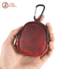 Wholesale Genuine Leather Zipper Pendant Coin Holder Coin Purse
