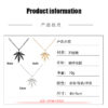 Wholesale Titanium Steel Maple Leaf Men's Metal Necklaces