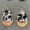 O1CN01n2101q1DWBABlq8CN_2213358950223-0-cib Wholesale Cow Wood Grain Artificial Leather Earrings