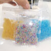 Wholesale Non-porous Bubble Beads Clear Glass Round Beads