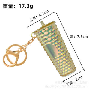 Champagne color durian cup gold buckle / 2