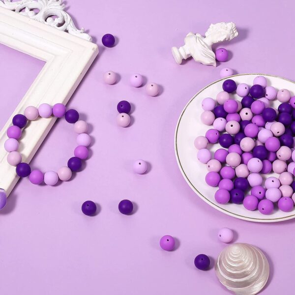 Wholesale Candy Color Round Silicone Beads