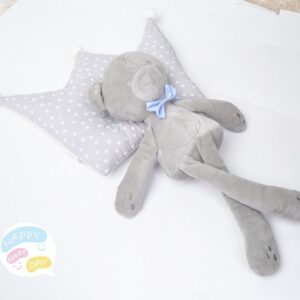 Gray (excluding others) / Floral pillow