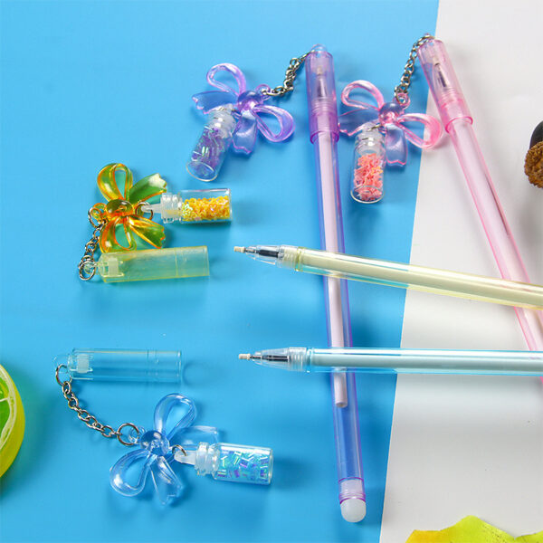 Wholesale Plastic Butterfly Drift Bottle Pendant Pendant Ballpoint Pen