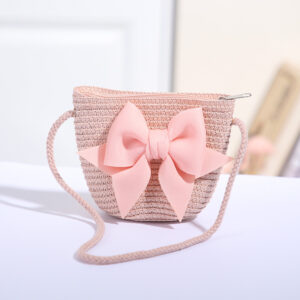 Three-dimensional pink bow pink