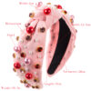 Wholesale Valentine's Day Diamond and Pearl High Headband