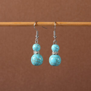 33-antique turquoise earrings