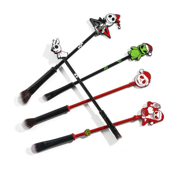Wholesale Halloween Metal Makeup Brush Set