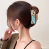Wholesale Western Style Cactus Sunflower Leather Hair Clips