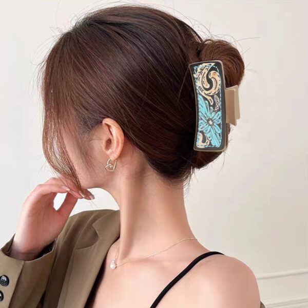 Wholesale Western Style Cactus Sunflower Leather Hair Clips