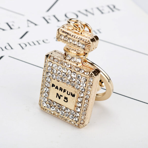 O1CN01nE8Wrq1yypl6oXDAY_2211270936648-0-cib Wholesale Rhinestone Car Full Diamond Perfume Bottle Pendant Alloy Keychain