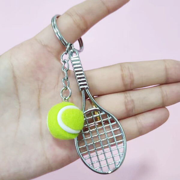 O1CN01nF3eIC2Jn1daY3d1s_2216535899465-0-cib Wholesale Mini Tennis Racket Metal Keychain