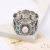 O1CN01nHdMhT1jhgnghoxEj_2215436944580-0-cib Wholesale Hollow Inlaid Turquoise Alloy Bracelet