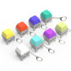 Wholesale Random ABS Fingertip Pressure Reducing Axle Tester Keycap Pendant Mechanical Key Fidget Keychains