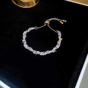Zircon Pearl Stitching Bracelet