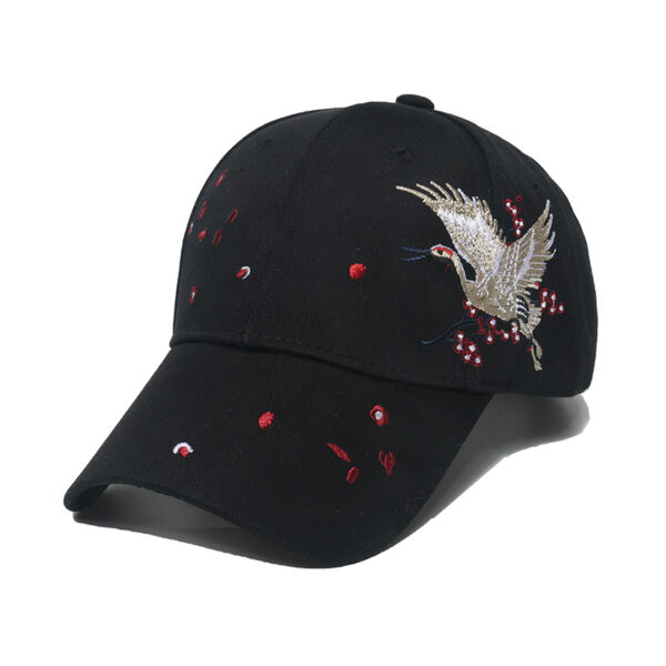 O1CN01nPG4SA1QAjWf4WD2J_962731936-0-cib Wholesale Polyester Crane Plum Blossom Embroidery Baseball Cap