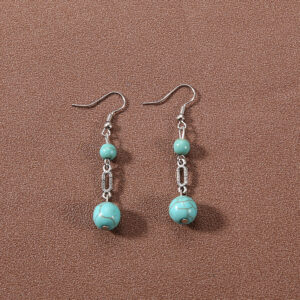22-antique turquoise earrings