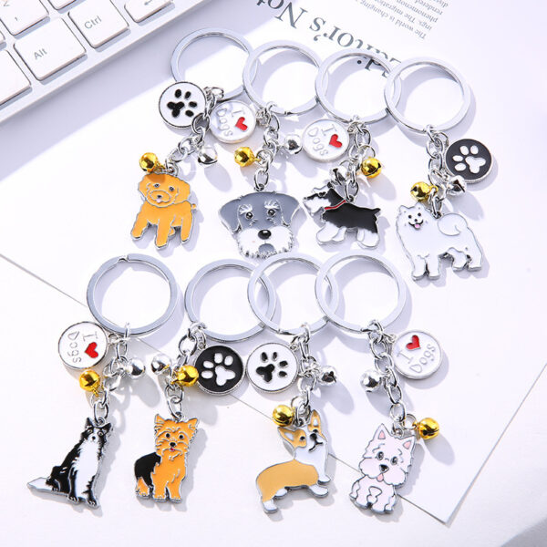 O1CN01nQgUZc1LJMy9PYrPJ_2215077621278-0-cib Wholesale Pet Dog Bell Metal Keychains