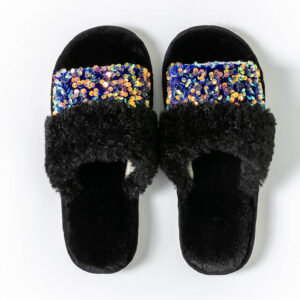 Black (open toe) / 38-39（25.5cm）