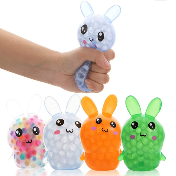 Wholesale Easter Tpr Bunny Bubble Big Beads Cartoon Bunny Dinosaur Vent Squeeze Beads Pinch Fun