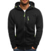 Wholesale Outdoor Casual Hoodie Plus Velvet Autumn Men's Jacket Sweatshirt
