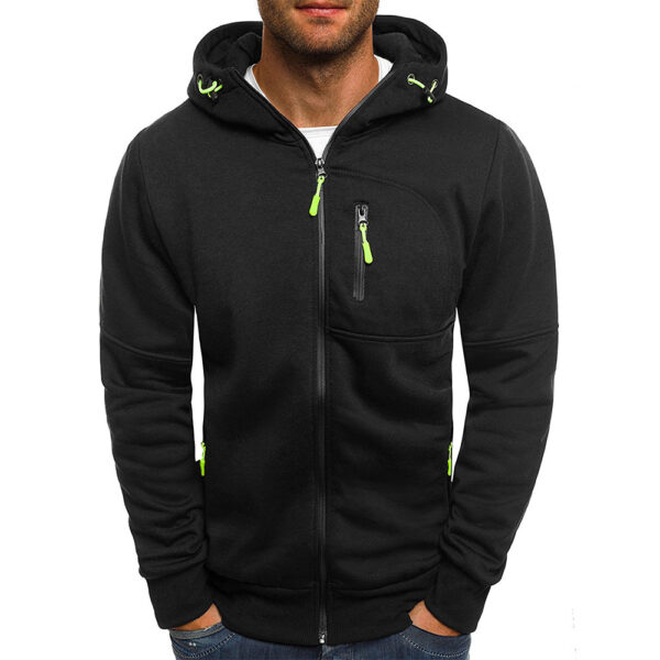 Wholesale Outdoor Casual Hoodie Plus Velvet Autumn Men's Jacket Sweatshirt