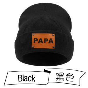 Black PAPA / free size (45-65CM)
