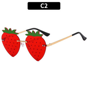 C2-gold frame Red