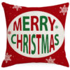Wholesale Cartoon Santa Claus Christmas Printed Polyester Pillow Covers