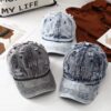 O1CN01naBGIr1y5PziL0col_2215644316527-0-cib Wholesale Ripped Washed Denim Baseball Caps