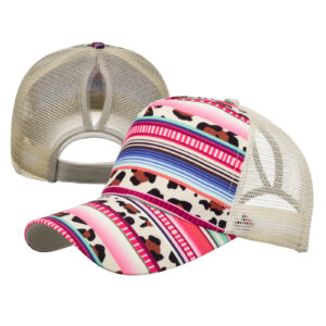 B883 color stripe leopard print