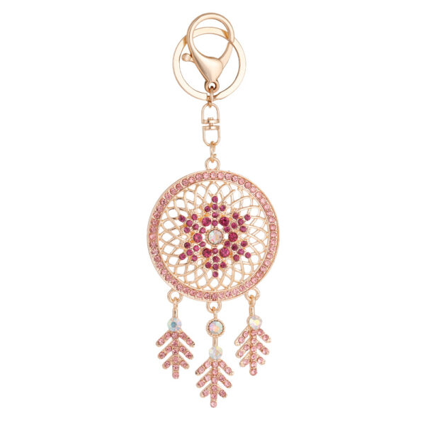 Wholesale Diamond Alloy Dream Catcher Keychain