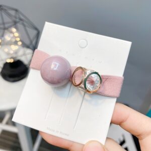Macaron color headband pink