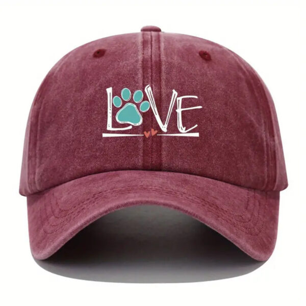 Wholesale LOVE Dog Paw Baseball Cap
