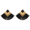 Wholesale Bohemian Multicolor Tassel Alloy Earrings