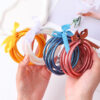 Wholesale PVC Silicone Tube Gold Foil Bracelet