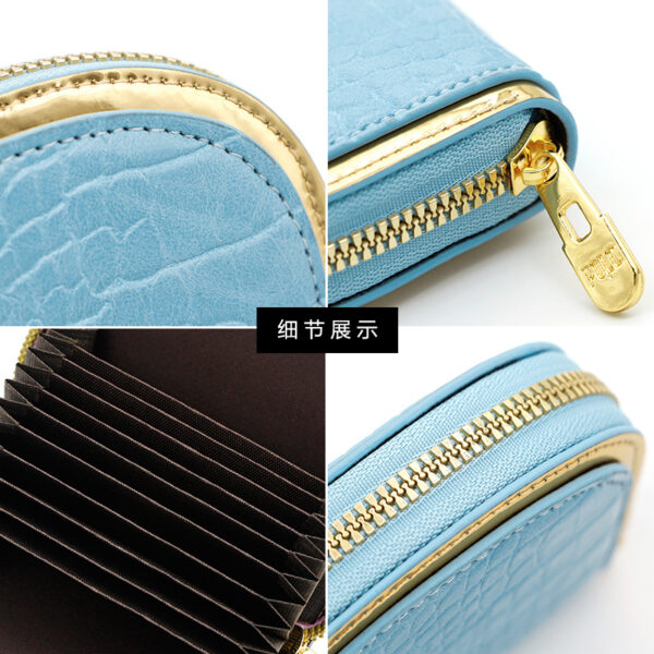 Wholesale PU Ladies Short Zipper Coin Purse