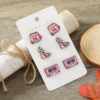 Wholesale of Valentine's Day High Heels, Wooden Earrings
