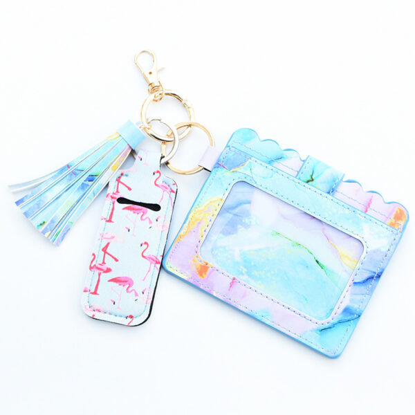 O1CN01niK06a1N8UuGrLYvC_2508931525-0-cib Wholesale Cactus Leopard Print Rose Flower Lipstick Set Card Holder Keychain