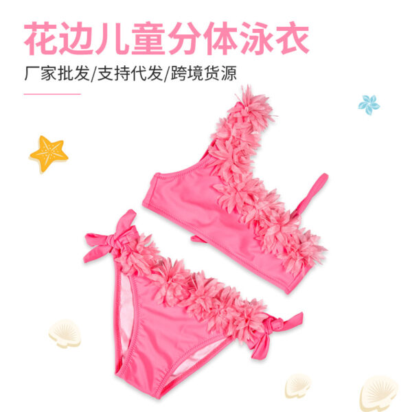 O1CN01nl5VQV1oTYV8J5SFm_2473005226-0-cib-1 Wholesale Kids Split Body Pink Lace Swimwear