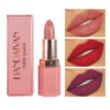 Wholesale Plastic Shell 6 Color Matte Moisturizing Lipstick Lipstick