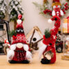 Wholesale Christmas Decorations Fur Ball Knitted Hat Doll Ornaments