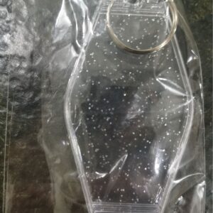 Transparent (glitter) room card