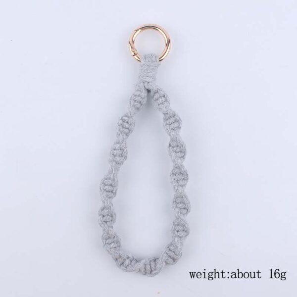 Wholesale Cotton Rope Handwoven Lanyard Keychain